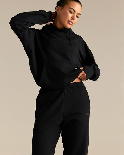 Comfort Cuffed Hem Joggers | Black