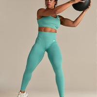 Power Seamless Leggings | Marine Green