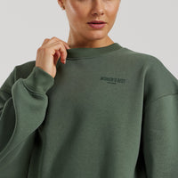 Comfort Oversized Crew Neck | Sage