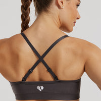 Define 2.0 Seamless Scrunch Bralette | Graphite