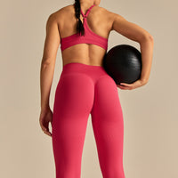 Emphasize Mid Waist Leggings | Watermelon