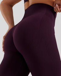 Power Seamless Leggings | Midnight Plum