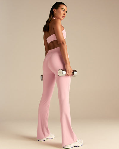 Essential Flared Leggings | Sweet Pink