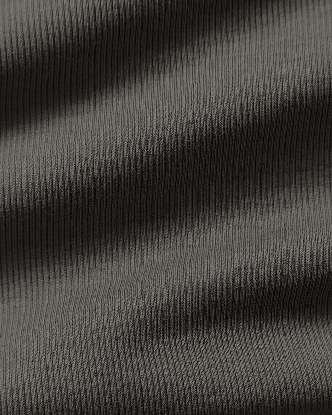Comfort Ribbed Cropped Tank | Slate Grey (5/6)