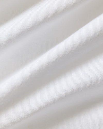 Comfort WB Logo Oversized Long Sleeve T-Shirt | White