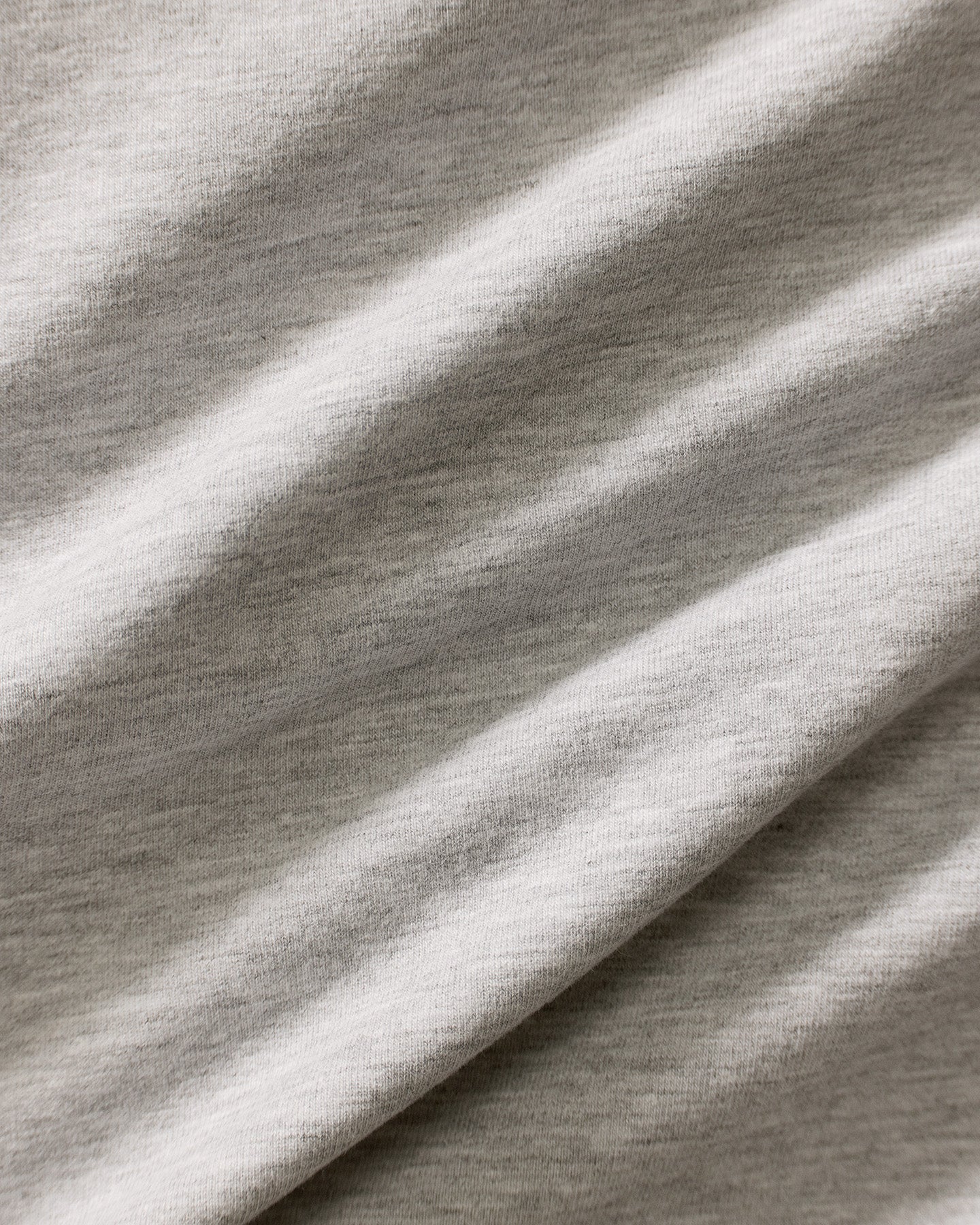 Cotton Contour Fold Over Straight Leg Pants | Grey Marl