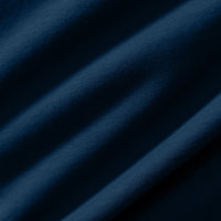 Cotton Contour Button Through Long Sleeve Top | True Navy