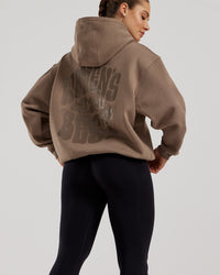 Comfort Oversized Statement Graphic Hoodie | Caribou