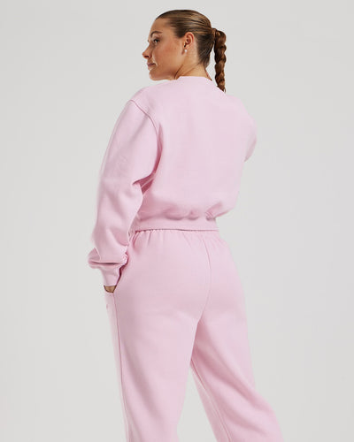 Comfort Cropped Crew Neck | Quartz