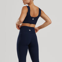 Essential Mini Flared Leggings | Sapphire Blue