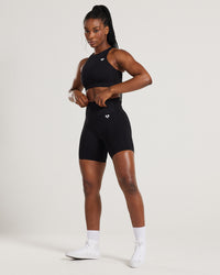 Power Seamless Cycling Shorts | Black