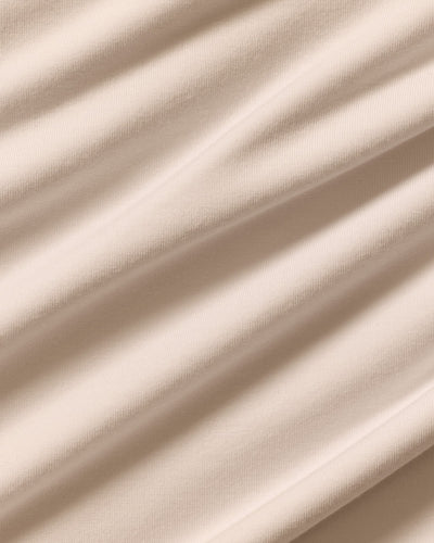 Smooth Contour Midi Square Neck Tank | Stone