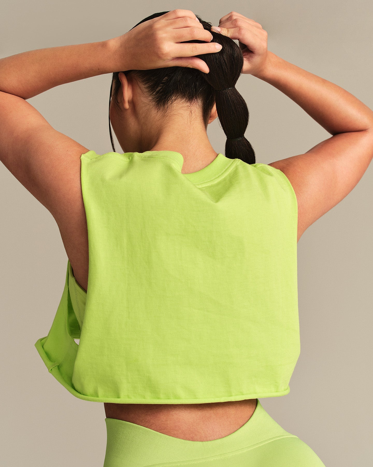 Comfort Drop Armhole Tank | Lime Punch