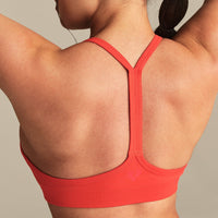 Define 2.0 Seamless Racer Back Bra | Lava Red