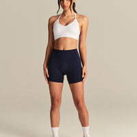 Define 2.0 Seamless Halter Neck Bra | White