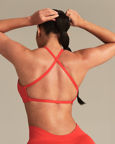 Define 2.0 Cross Back Bra | Lava Red