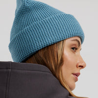 All Day Waffle Knit Beanie | Basalt