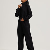 Comfort Light Full Zip Sweat | Black