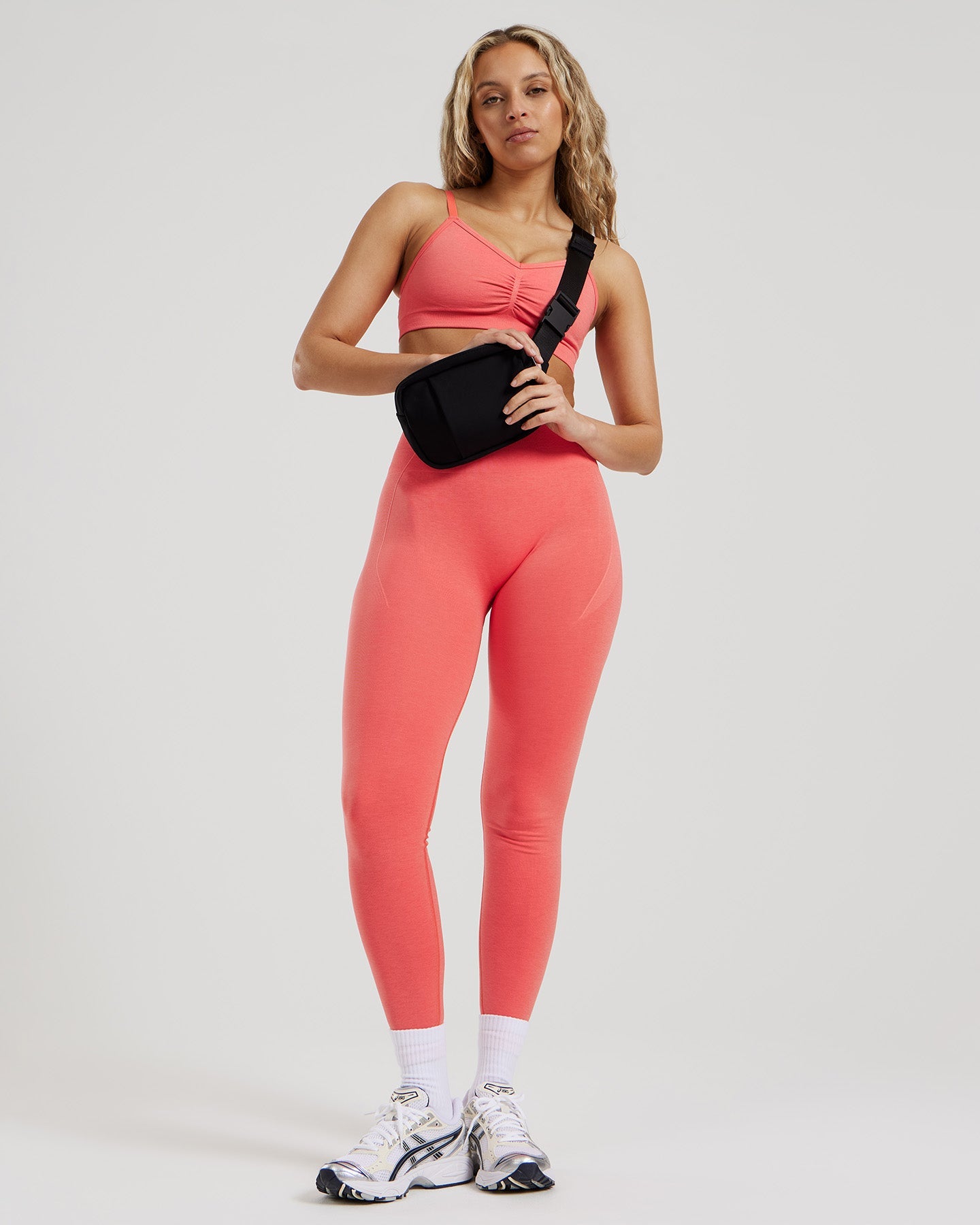 Define 2.0 Seamless Scrunch Bralette | Sunlit Coral