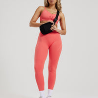Define 2.0 Seamless Scrunch Bralette | Sunlit Coral
