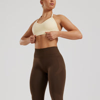 Define 2.0 Seamless Halter Neck Bra | Vanilla