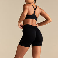 Emphasize V-Neck Bra | Black