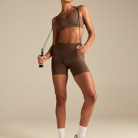 Emphasize V-Neck Bra | Milk Chocolate