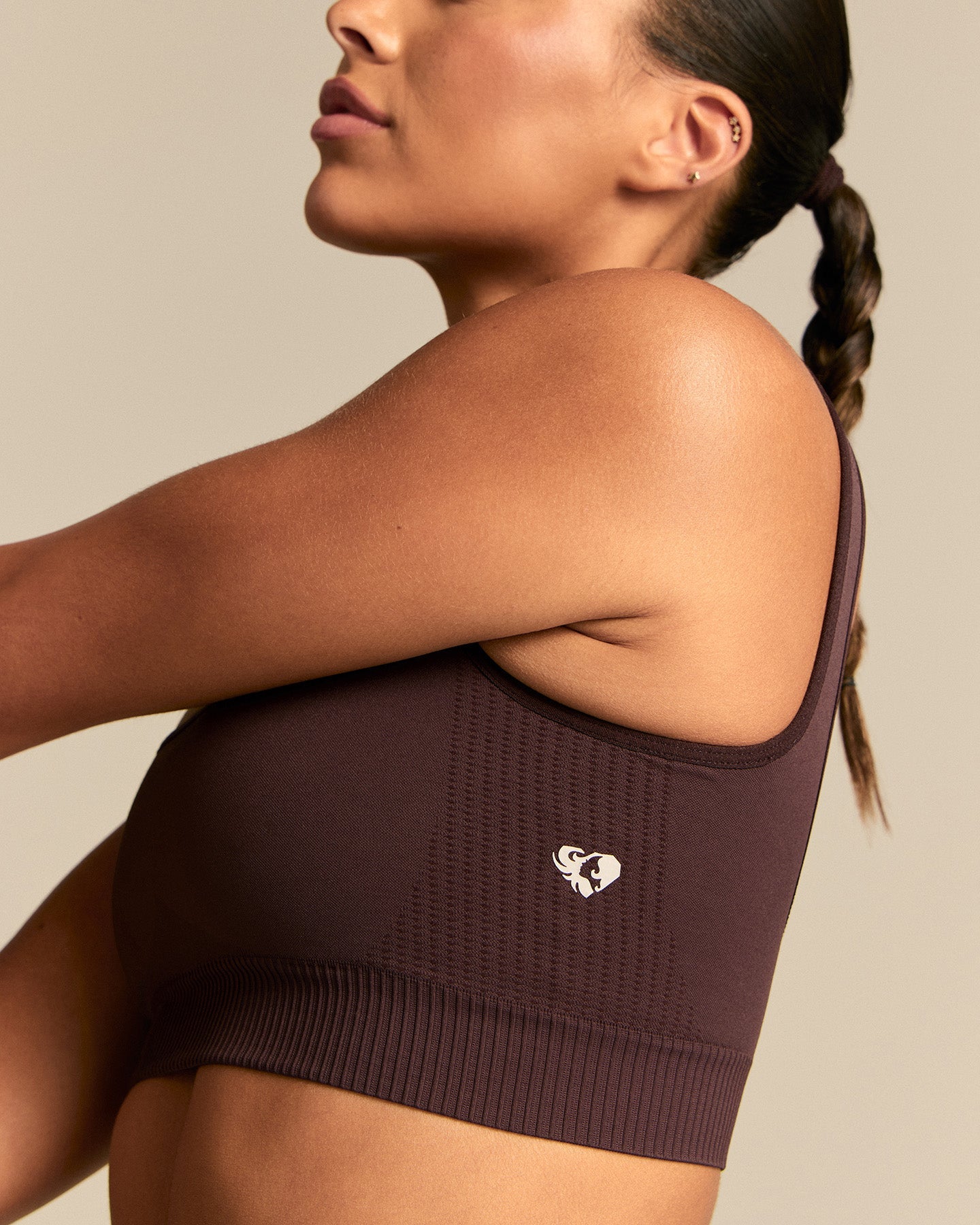 Power Scoop Back Bra | Cafe Noir