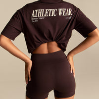 Comfort Athletic Club Oversized T-Shirt | Cafe Noir