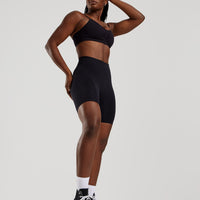 Define 2.0 Seamless Scrunch 6" Shorts | Black