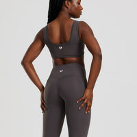 Essential Mini Flared Leggings | Graphite