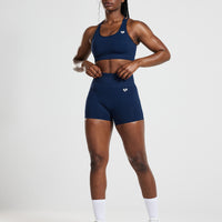 Power Seamless Shorts | Sapphire Blue