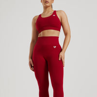 Power Seamless Leggings | Chilli Red