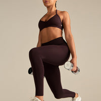 Define 2.0 Seamless Scrunch Leggings | Cafe Noir