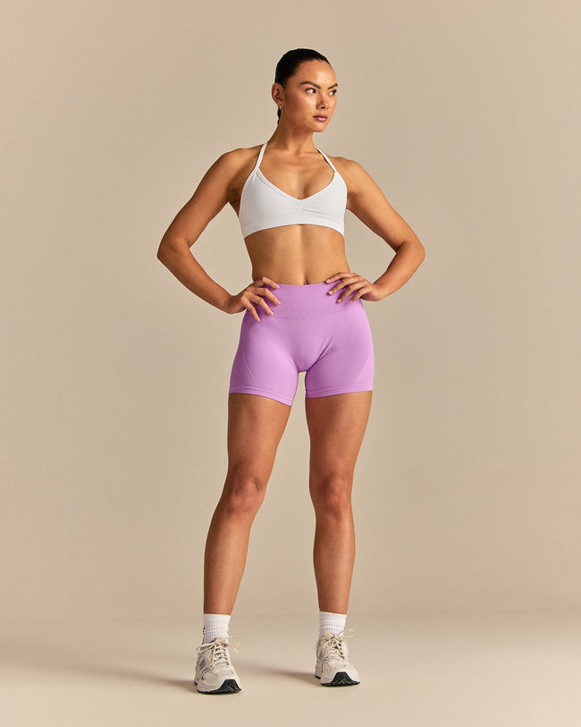 Define 2.0 Scrunch V-Neck Bra | White