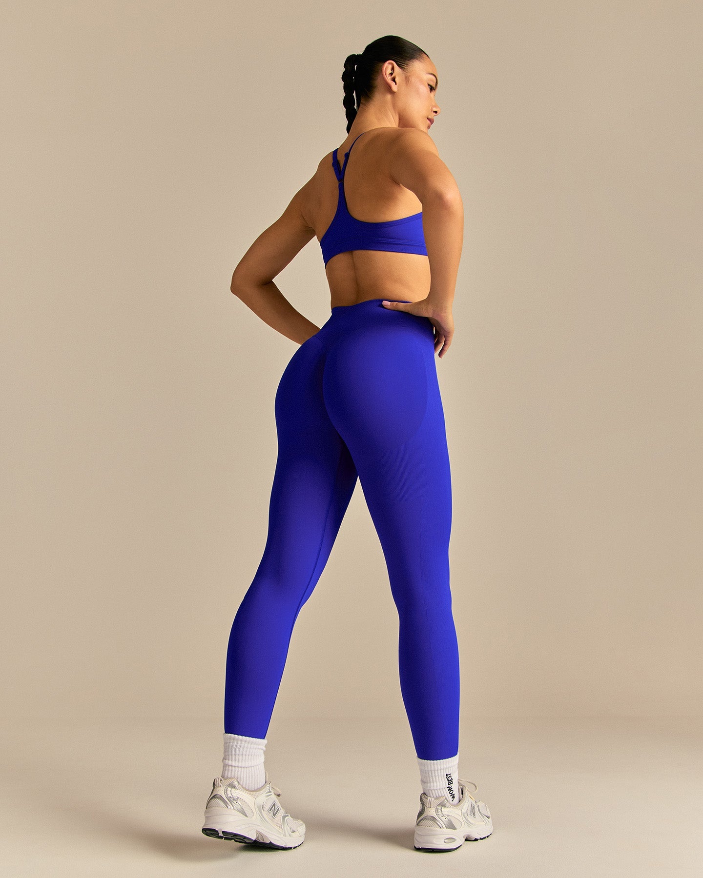 Emphasize Mid Waist Leggings | Luminous Blue