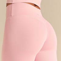 Essential High Waist Capri Leggings | Sweet Pink