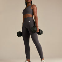 Power Seamless Scrunch Leggings | Graphite