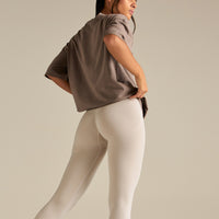 Comfort Oversized Short Sleeve T-Shirt | Vintage Mocha
