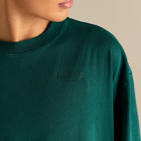 Comfort Oversized Short Sleeve T-Shirt | Vintage Midnight Green