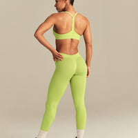 Define 2.0 Seamless Racer Back Bra | Lime Punch