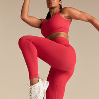 Power Seamless Leggings | Spicy Red