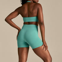 Power Seamless Shorts | Marine Green