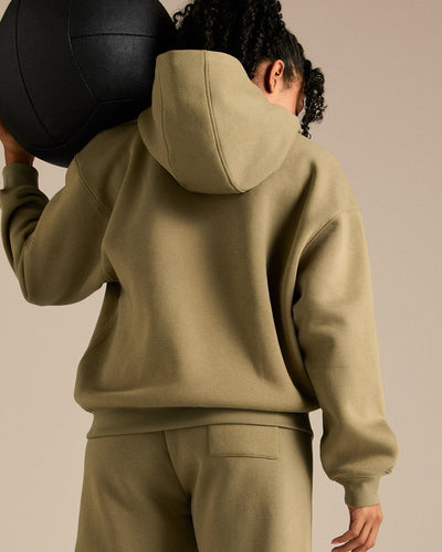 Comfort Oversized Sports Club Hoodie | Willow