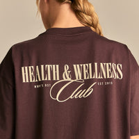 Comfort Oversized Wellness Short Sleeve T-Shirt | Cocoa Powder (2/6)
