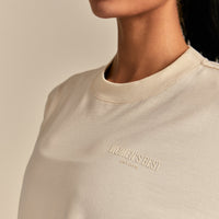 Comfort Oversized Wellness Short Sleeve T-Shirt | Coconut White (2/6)