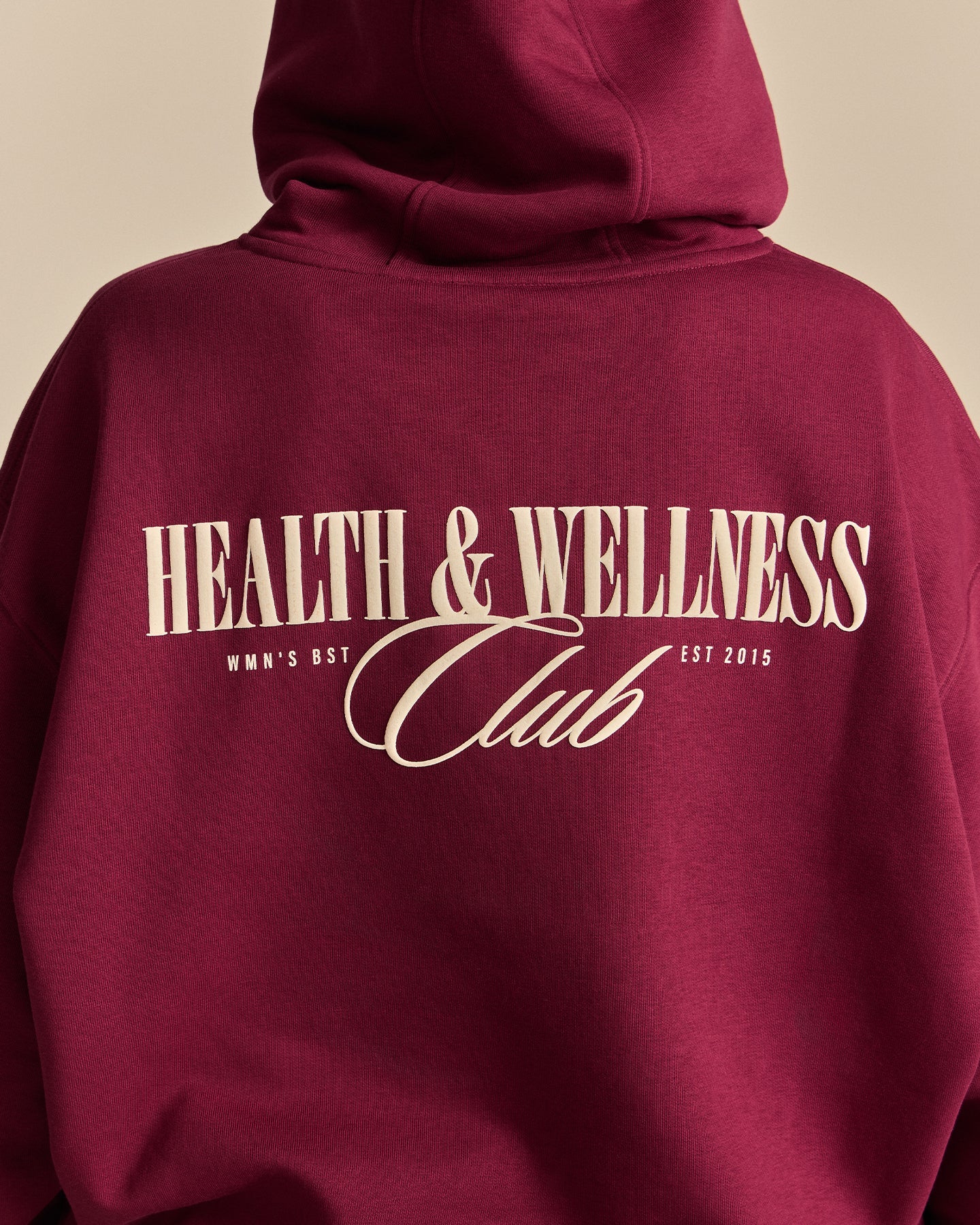 Comfort Oversized Wellness Hoodie | Deep Berry (2/6)