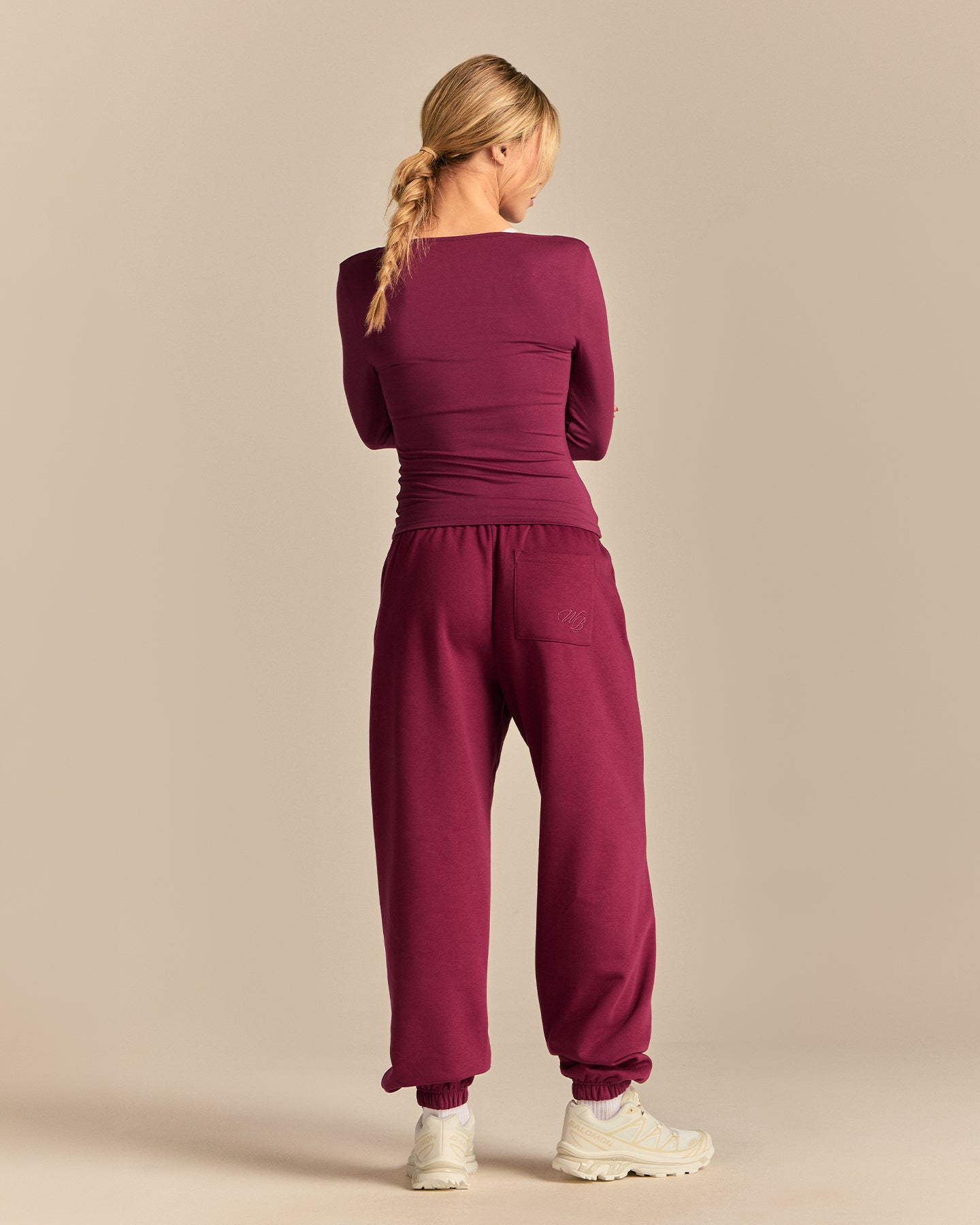 Smooth Contour Long Sleeve Reversible T-Shirt | Deep Berry (3/6)