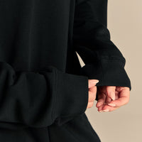 Comfort Lightweight Henley Sweat | Black (4/6)