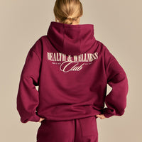 Comfort Oversized Wellness Hoodie | Deep Berry (4/6)
